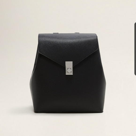 Black front lapel backpack - Picture 1 of 5